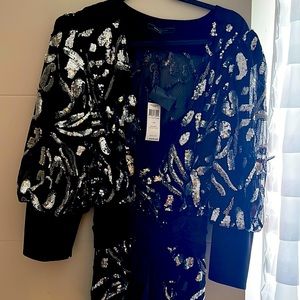 BCBG Black Sparkle Dress